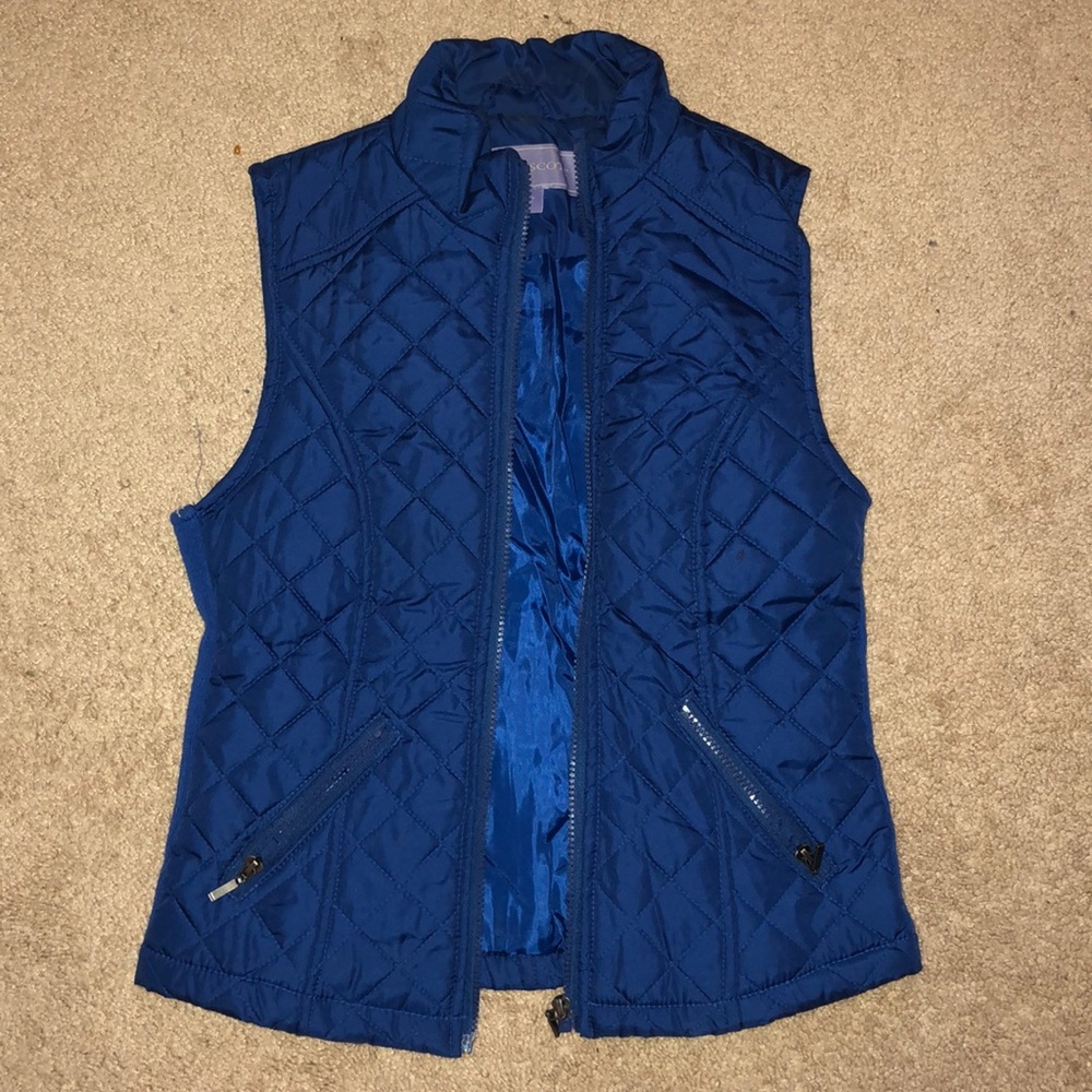 Women’s Blue Puffer Vest